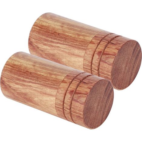 Lot de 10 boîtes cylindriques en bois pour huiles essentielles, flacons de rangement et étuis de transport (diamètre extérieur : 2,9 cm). (1/5)
