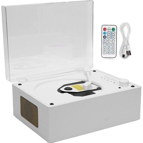 Mallette CD Rétro Bluetooth 5.0, Lecteur Portable Multifonction avec Télécommande, Qualité Sonore Claire, Design Vintage (1/5)
