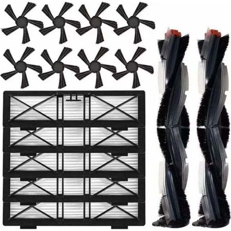 Pièces de rechange pour les Neato Botvac série D D75, D80, D85 et série Connected D3, D4, D5, D6, D7, y compris les brosses principales, les brosses latérales et les filtres ultra-haute performance. - (1/2)