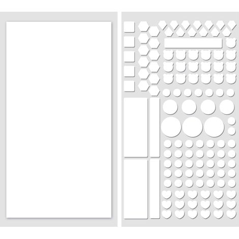 Lot de 2 Autocollants Bloquant la Lumière, Filtres LED à Intensité Lumineuse pour Routeurs, Horloges et Appareils Électriques, Caches LED Occultants (Blanc) (1/5)