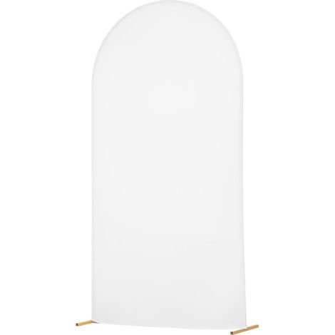Mophorn Arche de Mariage 2,2 x 1,2 m Support de Fond avec Housse en Tissu, Structure Métallique Dorée Stable pour Décorations de Mariage, Anniversaires, Cérémonies, Fêtes et Événements (1/5)