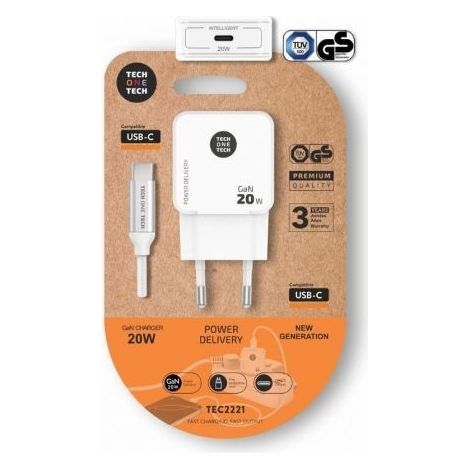Cargador de Pared Tech One Tech TEC2221 20 W