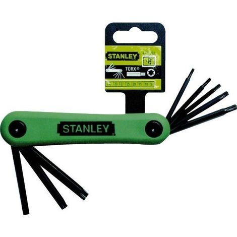Jeu de 8 cles males torx : t9