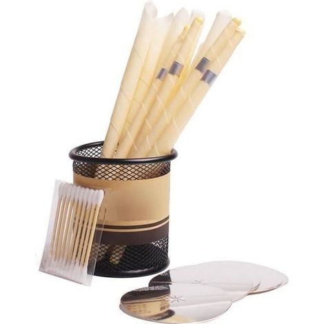 Bougies d\'oreille - Sain - 10pcs - Cire d\'abeille - Écologique - Sécuritaire (1/4)