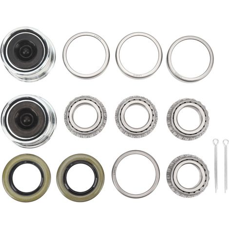 Kit cuscinetti mozzo ruota rimorchio 12192TB (2 cuscinetti), paraolio, parapolvere e coppiglia per assale rimorchio per barca da 1 pollice 2000-2200 libbre (1/5)