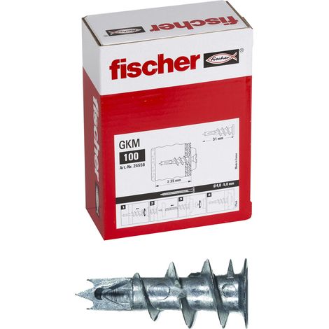 Fischer 24556 GKM Tassello per cartongesso 31 mm 100 pz.