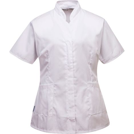 Batín de Mujer - Comodidad y Estilo para Profesionales / Blanco / XS