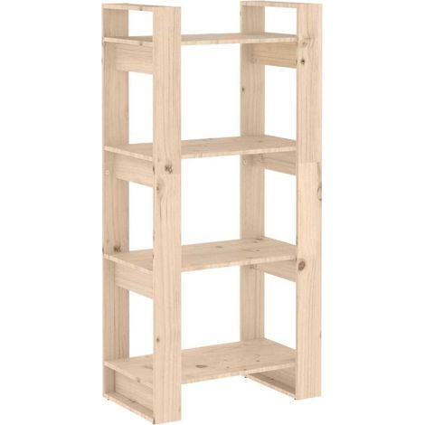 Maison Exclusive - Bücherregal/Raumteiler 60x35x125 cm Massivholz (1/5)