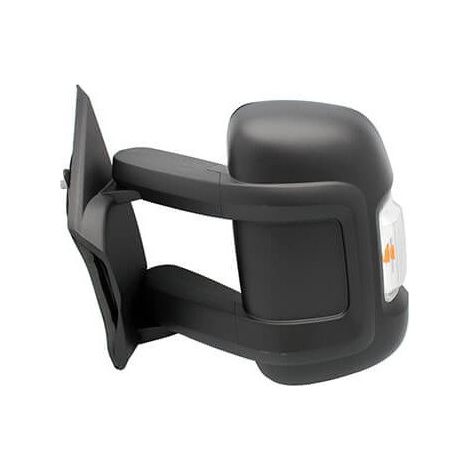 Rétroviseur manuel gauche noir bras long avec sonde 16W Citroen Jumper depuis 2006