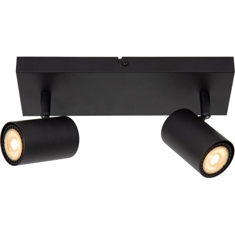 AMIGO Spot plafond-Noir-2xGU10 (1/2)
