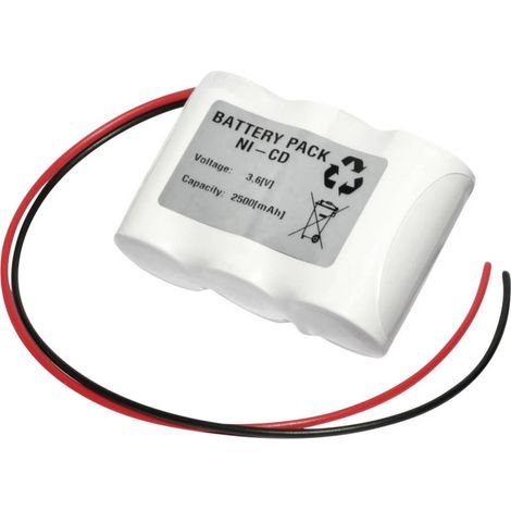 Emmerich 36C2500R Batterie pour éclairage de secours avec câble 3.6 V 2500 mAh Y814841