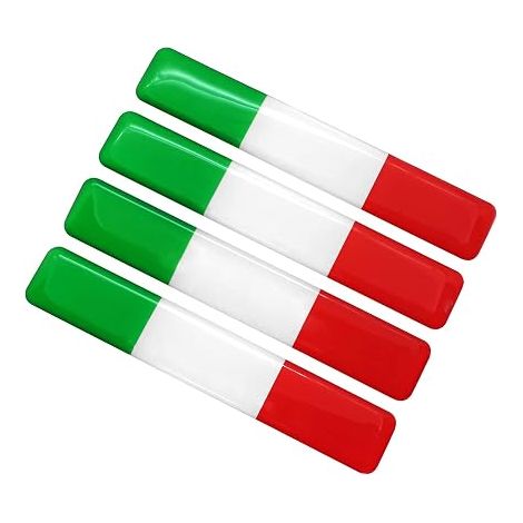 Soft Flexible Epoxy Italy Italian Flag Emblem Sticker Decals for Vehicle Auto Car Motorcycle Helmet Home Decoration (1/5)