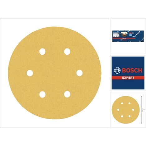Bosch Accessories EXPERT C470 2608900921 Exzenterschleifpapier gelocht Körnung (num) 120  (Ø) 150 mm (1/5)