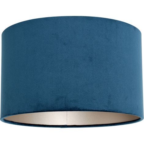 Steinhauer - paralume - Shade - blu - velluto - Ø 30cm - E27 -
