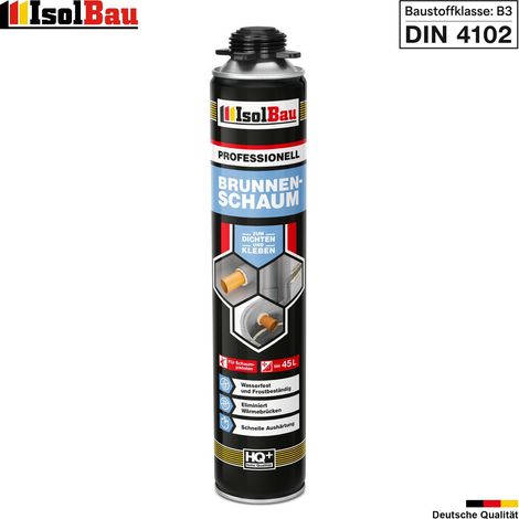 Brunnenschaum 1 x 750ml Bauschaum Montageschaum Pistolenschaum IsolBau (1/5)