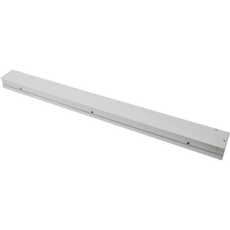 Kit de surface pour panneau LED slim 1200x600mm – Aluminium laqué blanc – Installation murale ou plafond – Câblage dissimulé (1/4)