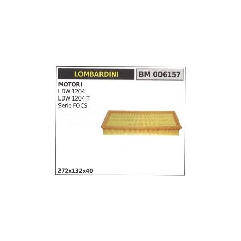 Filtro aria LOMBARDINI motocoltivatore LDW 1204 1204T SERIE FOCS