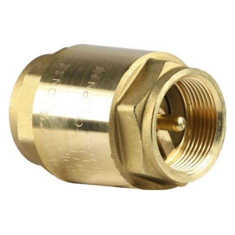 VALVOLA DI RITEGNO NON RITORNO IN OTTONE CON MOLLA VALVOLA EUROPA ITAP 1"-1/4"