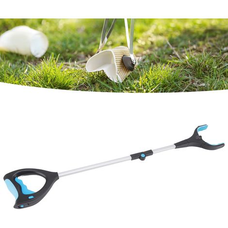 Faltbarer Greifer Teleskopgreifer für Gegenstände und Abfall Aluminium, ABS, Silikon Länge 84 cm Griff 11 cm (1/5)