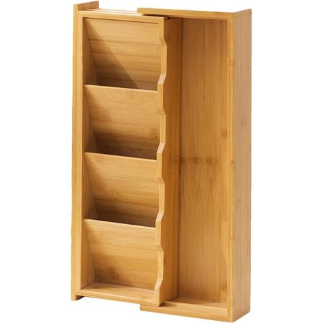 Organiseur portable pour ustensiles de cuisine - Séparateur tiroir avec fourchettes et porte-ustensiles argenterie Solution rangement efficace (1/5)