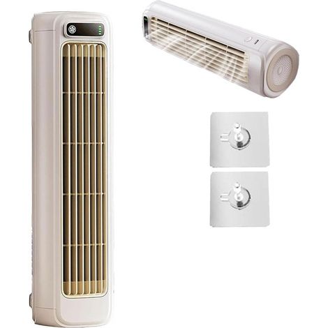 Mini aire acondicionado portátil y circulador de aire，3 velocidades，silencioso y de bajo consumo，gris (1/2)