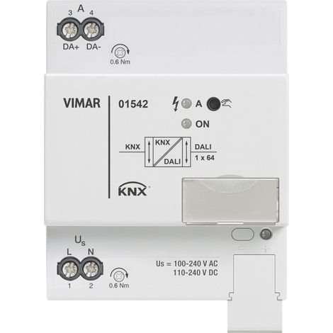 VIMAR - 01542 Gateway DALI 1 canale KNX