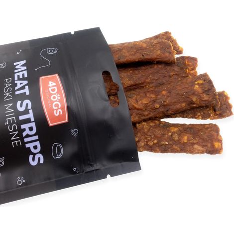 Lanières de viande aux bois de dinde et de cerf 100g (1/3)