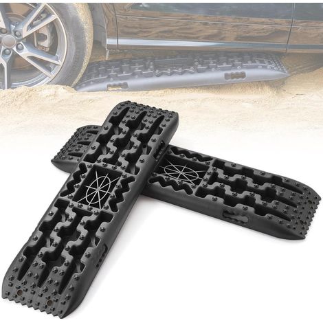 Sans Installation Plaque de Désenlisement 10T Tapis de Traction Antidérapant Récupération Tout-Terrain Sable Boue 2 Pcs (1/5)