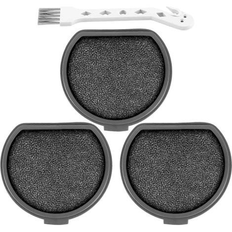 Lot de 4 brosses et préfiltre moteur lavable pour aspirateur AEG Electrolux QX9-1-50IB ASKQX9. (1/5)