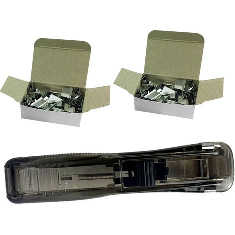 Agrafeuse et distributeur de trombones portables FOMIYES pour le (1/5)