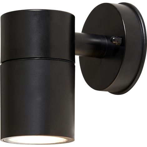 Litecraft Hahn Wall Light Up or Down LED Outdoor IP65 Rated Fitting - Black (1/5)