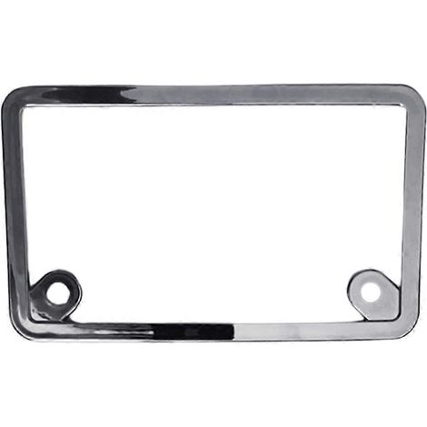 Cadre de plaque d'immatriculation pour moto, supports de plaque avant et arrière (1/4)