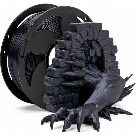 Filament PLA pour Imprimante 3D FDM, Noir Crépuscule (1/5)