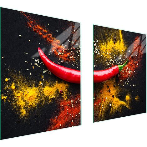 PIASTRA PROTETTIVA IN VETRO PER FORNELLO 85x52 CHILLI (1/5)