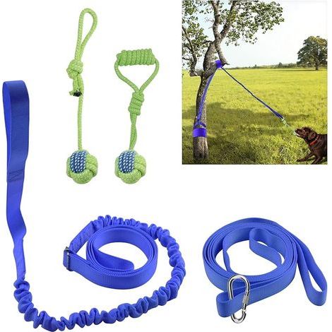 Corde à tirer interactive pour chien - Jouet durable pour chiens de taille moyenne à grande - Idéal pour le tirage à la corde, la morsure et la traction (1/5)