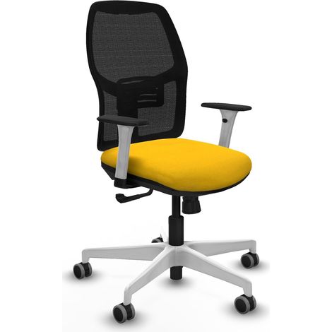 Chaise de bureau piqueras y crespo Alfera blanc support lombaire (1/2)