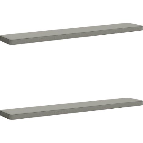 vidaXL Cuscini per Panchina a 2 Pezzi VUGHT 2 pcs 100% Poliestere