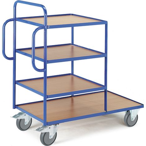 Rollcart Kommissionierwagen 1080x630mm / 630x630mm in Buchendekor