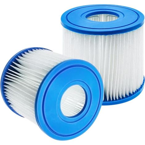 Lot de 2 filtres pour piscine de type D, cartouche Filtrante de rechange compatible Summer Waves P57100102, SFS-350, RP-350, RP-400, RP-600, RX-600 (1/5)