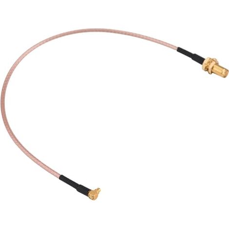 Câble d'extension coaxial RF coudé SMA femelle vers MMCX mâle RG316 25 cm (1/5)