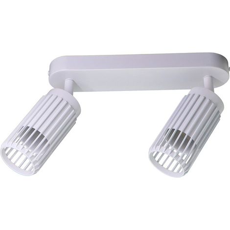 Spot 2 elementi Sahara Arenado, Gu10, 10 W (lampadine non incluse), Bianco, 30 x 6 x 21 cm
