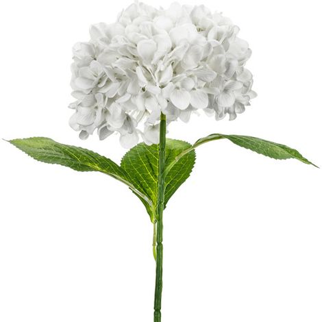 Fiore artificiale - Ortensia Premium, 69 cm, bianco (1/4)