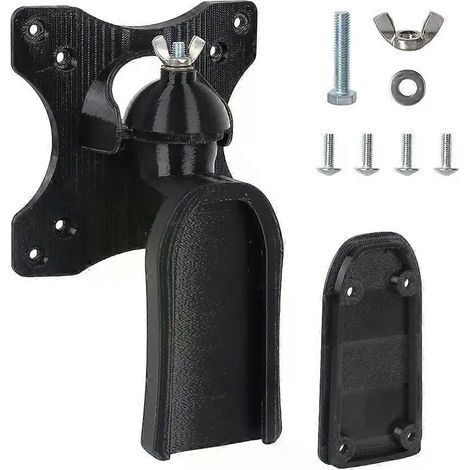 Support mural pivotant noir pour téléviseur (1 pièce) - Accessoires et supports muraux pour caravanes, camping-cars, fourgons aménagés et bateaux - 88083 (1/4)