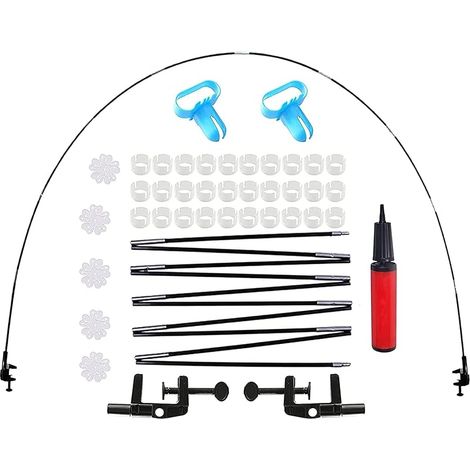 Kit d'Arche de Ballon de Table, Support de Bureau Réglable pour Anniversaires, Mariages, Fêtes, Noël, Halloween