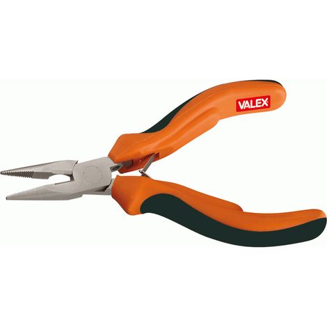 Pince électronique à bec demi-rond VALEX 1462857