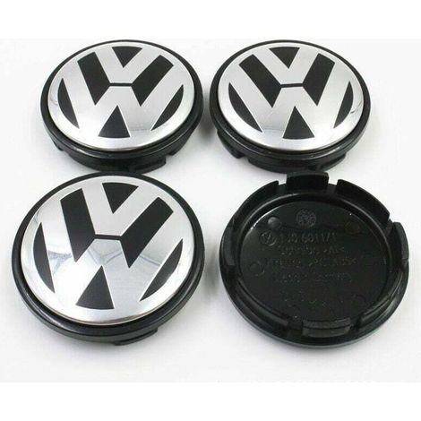 Set of 4 original 65mm hubcaps – High-quality aluminum – Shock-resistant and waterproof – For aluminum rims (1/3)