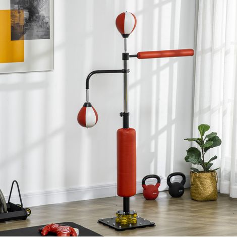 Verstellbares Boxgerät auf Standfuß 140-205 cm mit 2 Speedballs OKMYHOME (1/5)