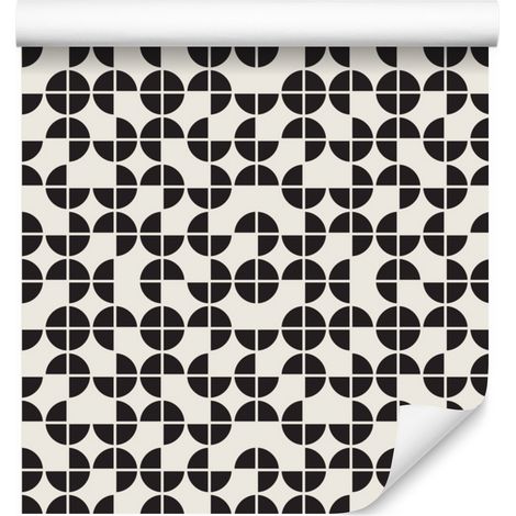 Papel pintado modernista con estampado geométrico para salón y dormitorio, 50x1000 cm. (1/5)