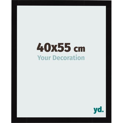 yd. - Cadre photo 40x55 - Noir Brillant - MDF - Bologna (1/5)