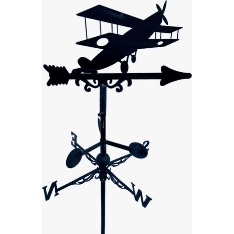 Girouette de toit style flèche modèle Avion avec support universel (1/5)